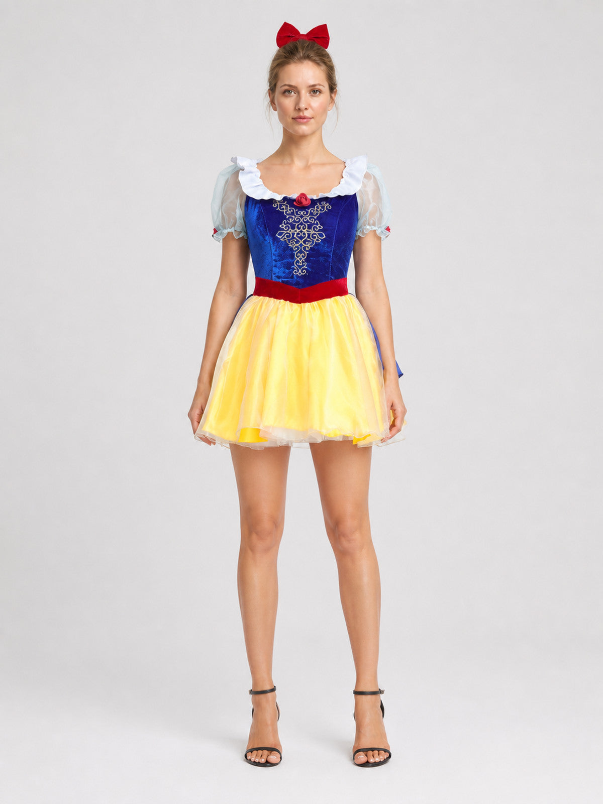 Snow White Dress with Full Skirt for Cosplay