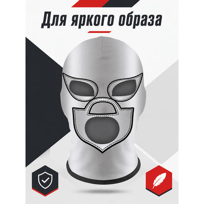 Black and White Carnival Mask for Halloween and Cosplay main product view