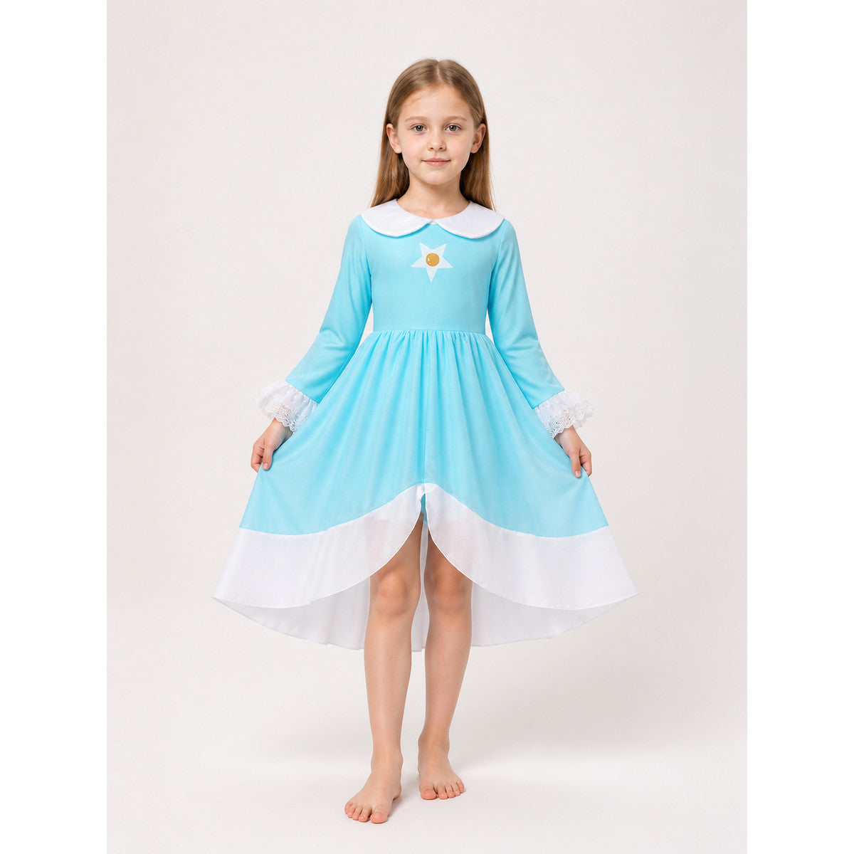 Blue Carnival Dress for Halloween and Cosplay