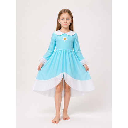 Blue Carnival Dress for Halloween and Cosplay