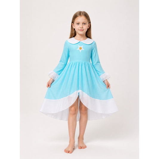 Blue Carnival Dress for Halloween and Cosplay main product view