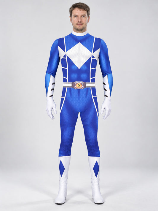 Cosplay Costume — Jumpsuit with White Diamond
