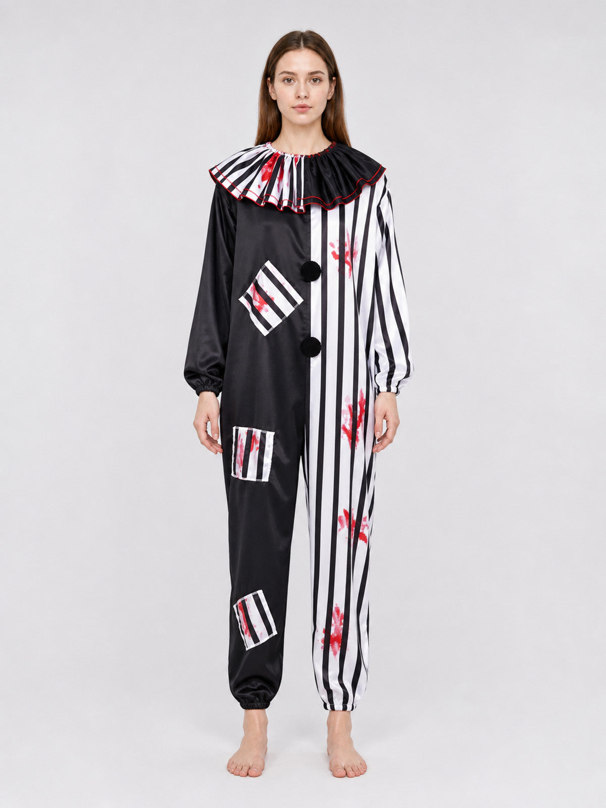 “Evil Clown” Costume for Halloween and the Stage front view
