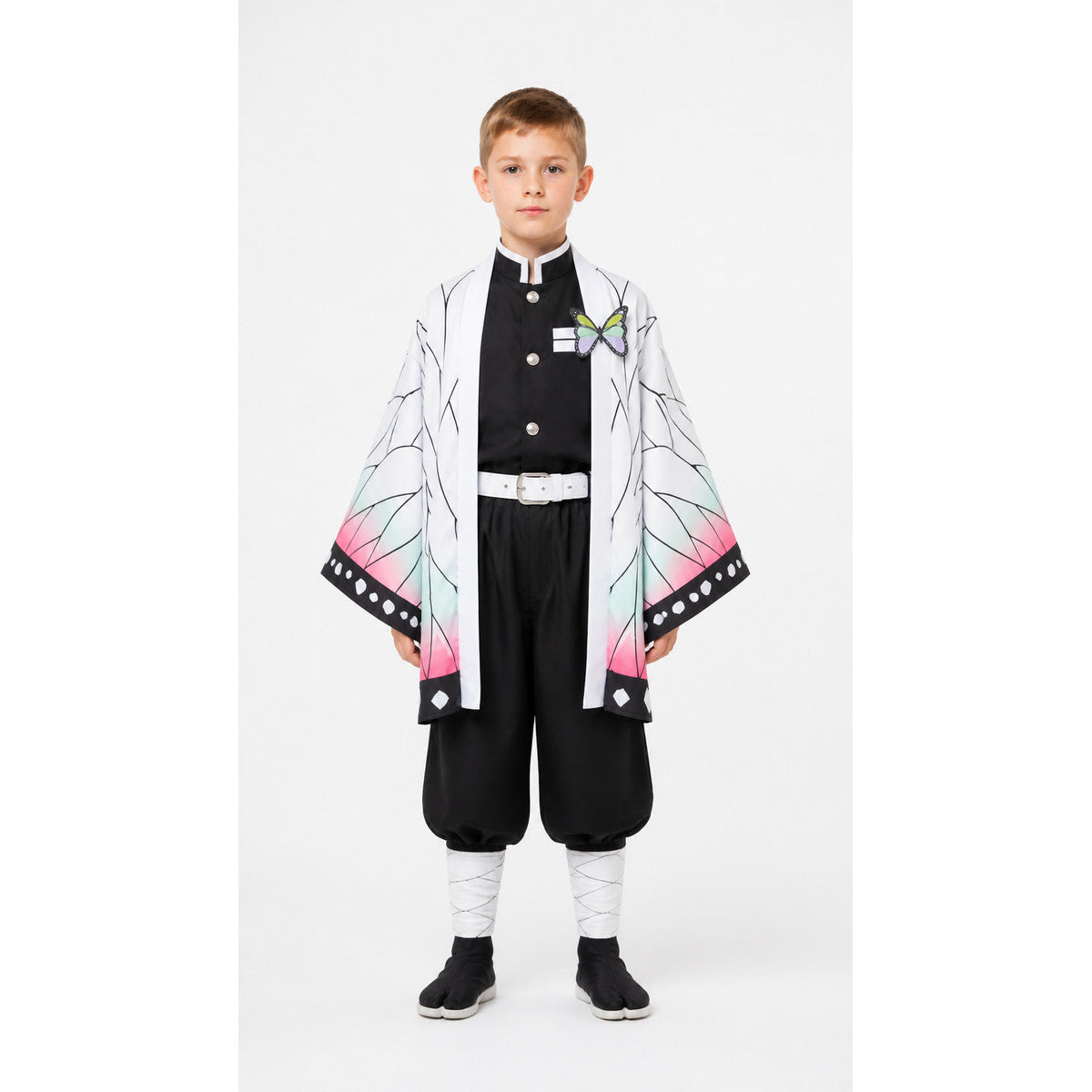 Shinobu Demon Slayer Cosplay Costume with Cape main product view