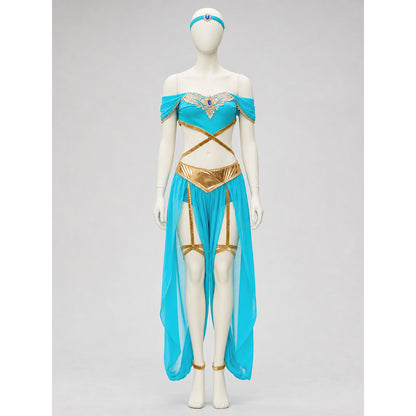 Egyptian-Style Costume with Gold Embellishments