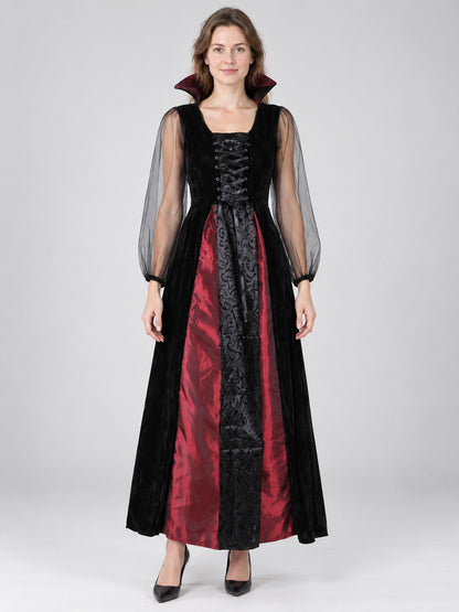 Carnival Dress for Themed Party with Lacing