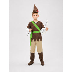 Carnival Hunter Costume with Bow and Hat