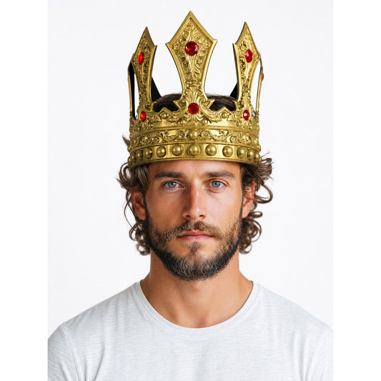 Carnival Crown with Stones and Beads