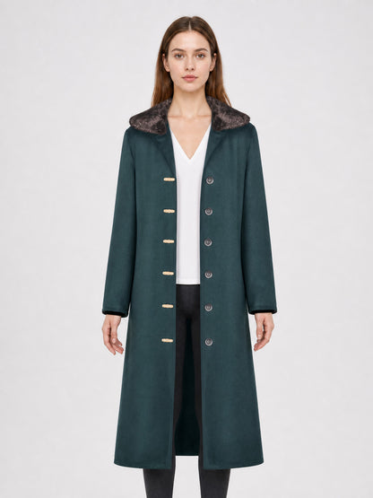 Kuzan One Piece Cosplay Costume: Coat and Hat front view