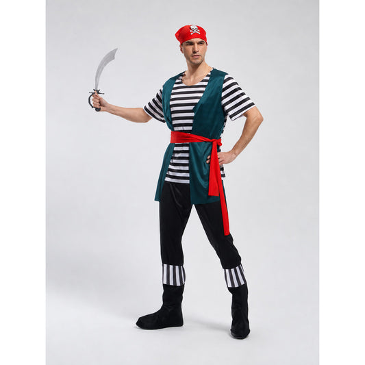 Jack Sparrow–Style Pirate Costume with Accessories