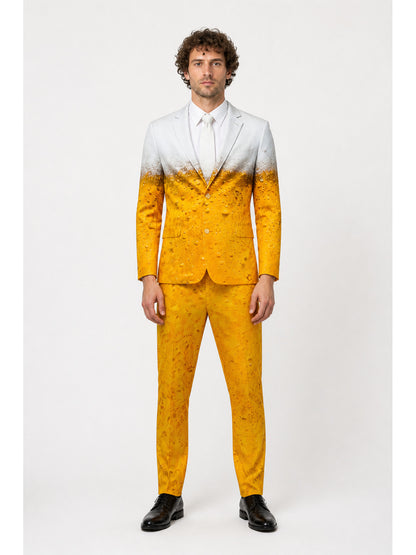 Beer Print Stage Costume, Jacket and Pants main product view