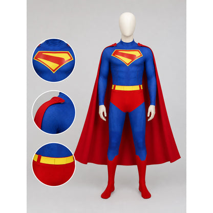 Superman Costume, One-Piece, with Cape, Red and Blue main product view