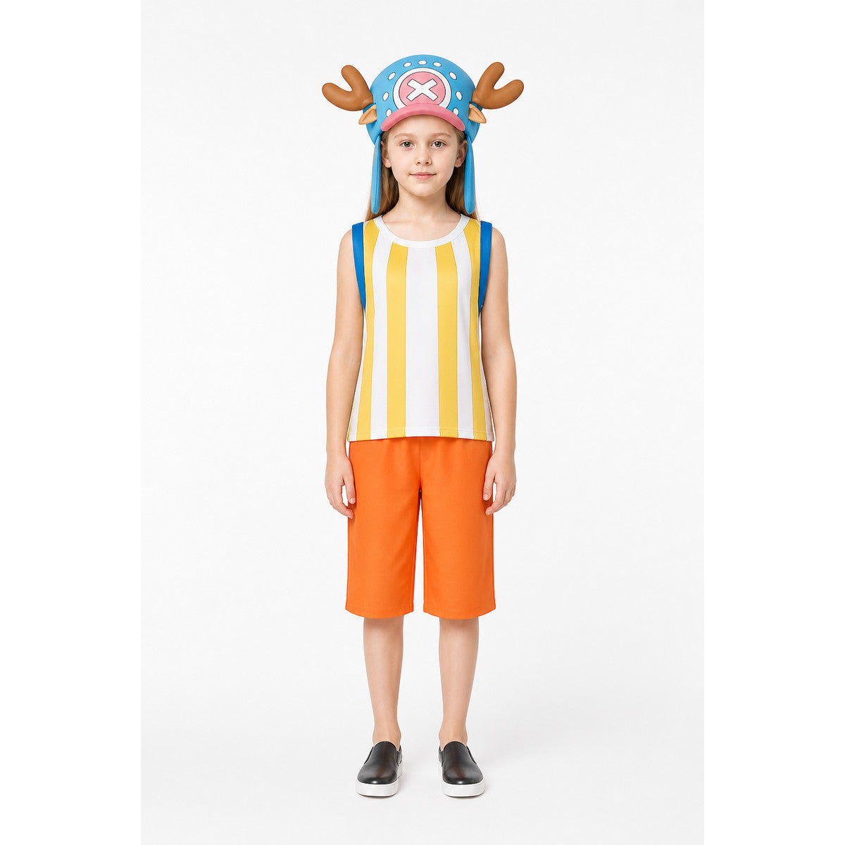 Chopper Cosplay Costume: Top, Shorts, Hat