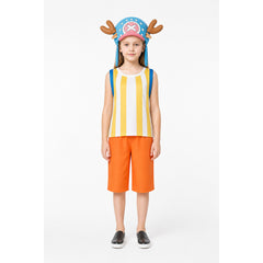 Chopper Cosplay Costume: Top, Shorts, Hat