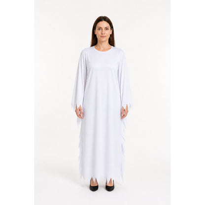 White Zombie Costume, Long Robe with Jagged Edges main product view