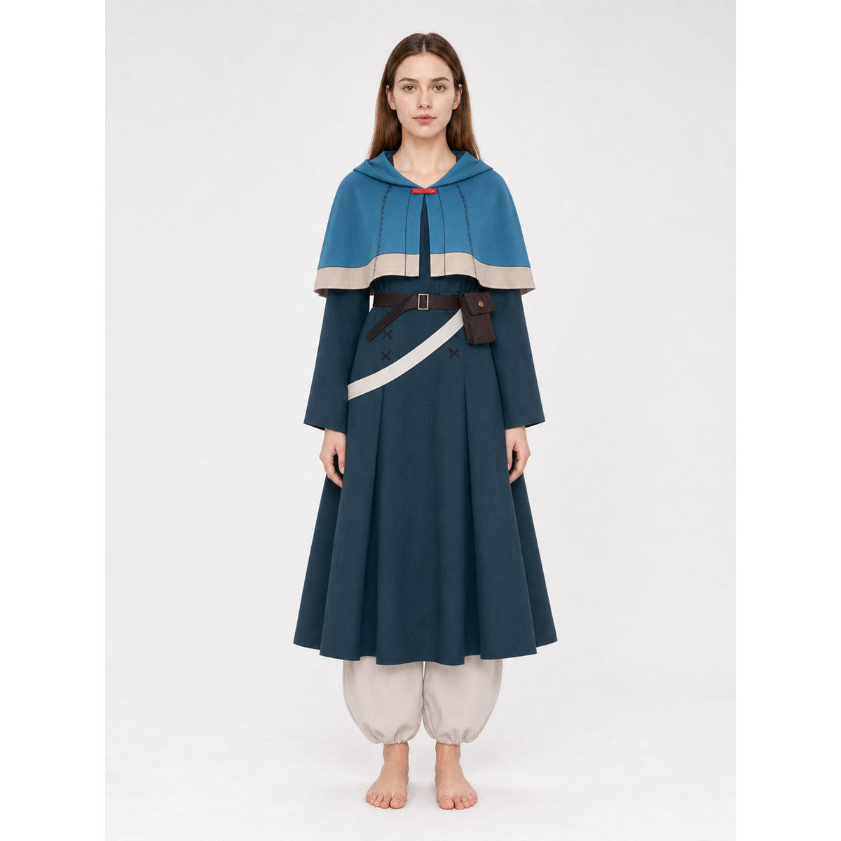 Delicious in Dungeon Cosplay Costume with Hood