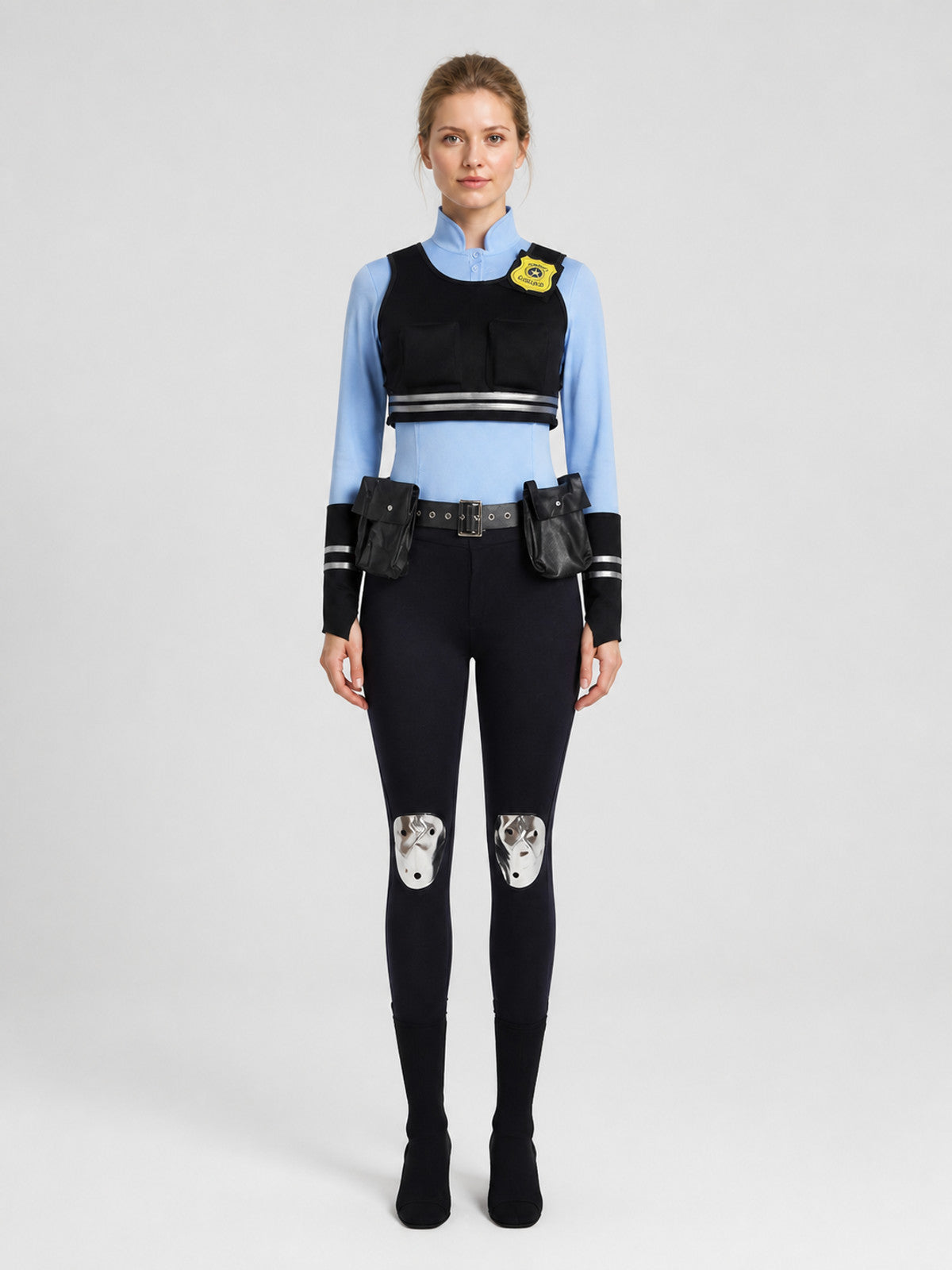 Judy Police Officer Cosplay Costume from Zootopia on-model view