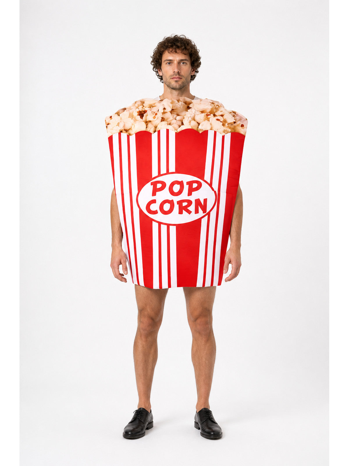 Popcorn Costume with 3D Top, Red and White main product view
