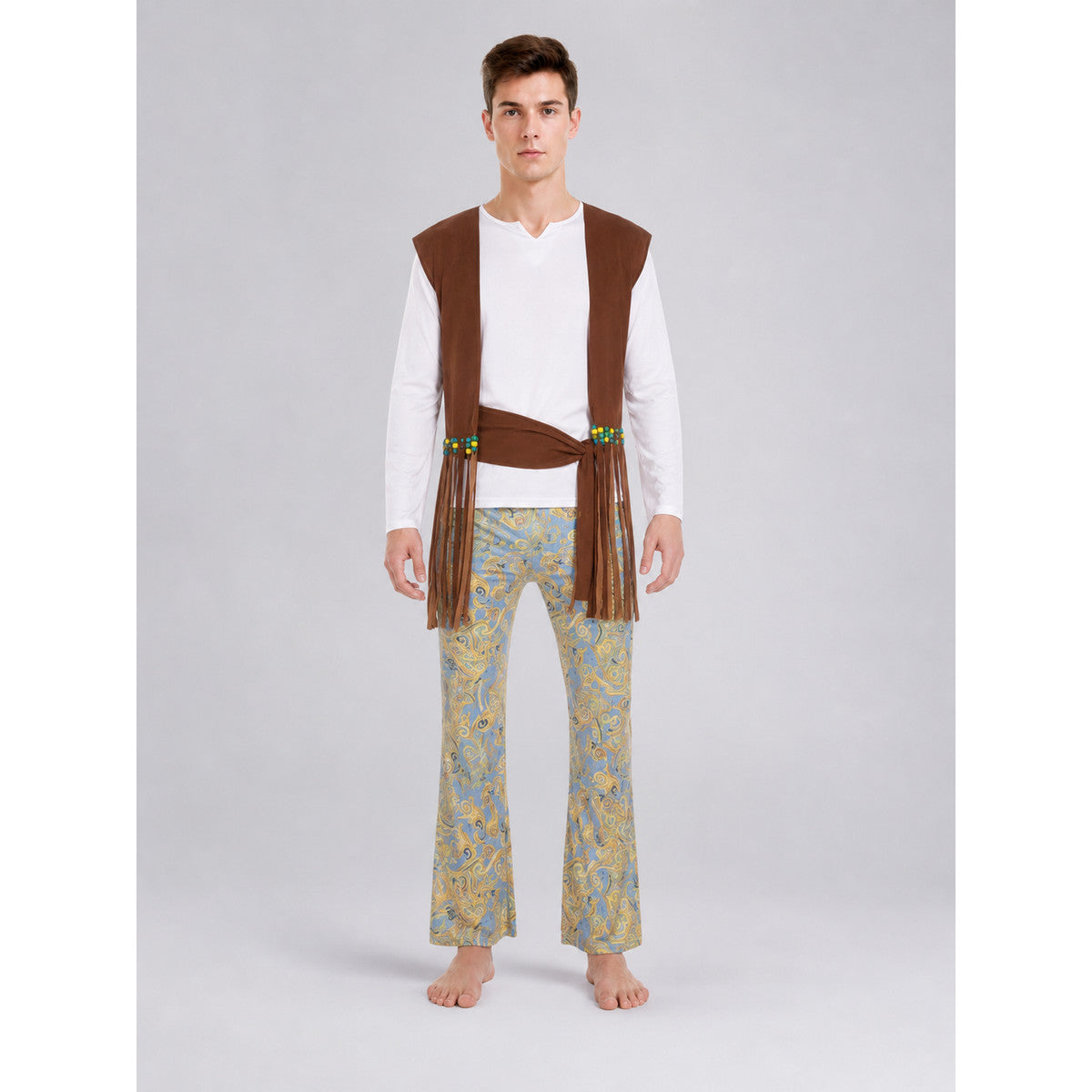 Retro-Style Costume with Vest on-model view