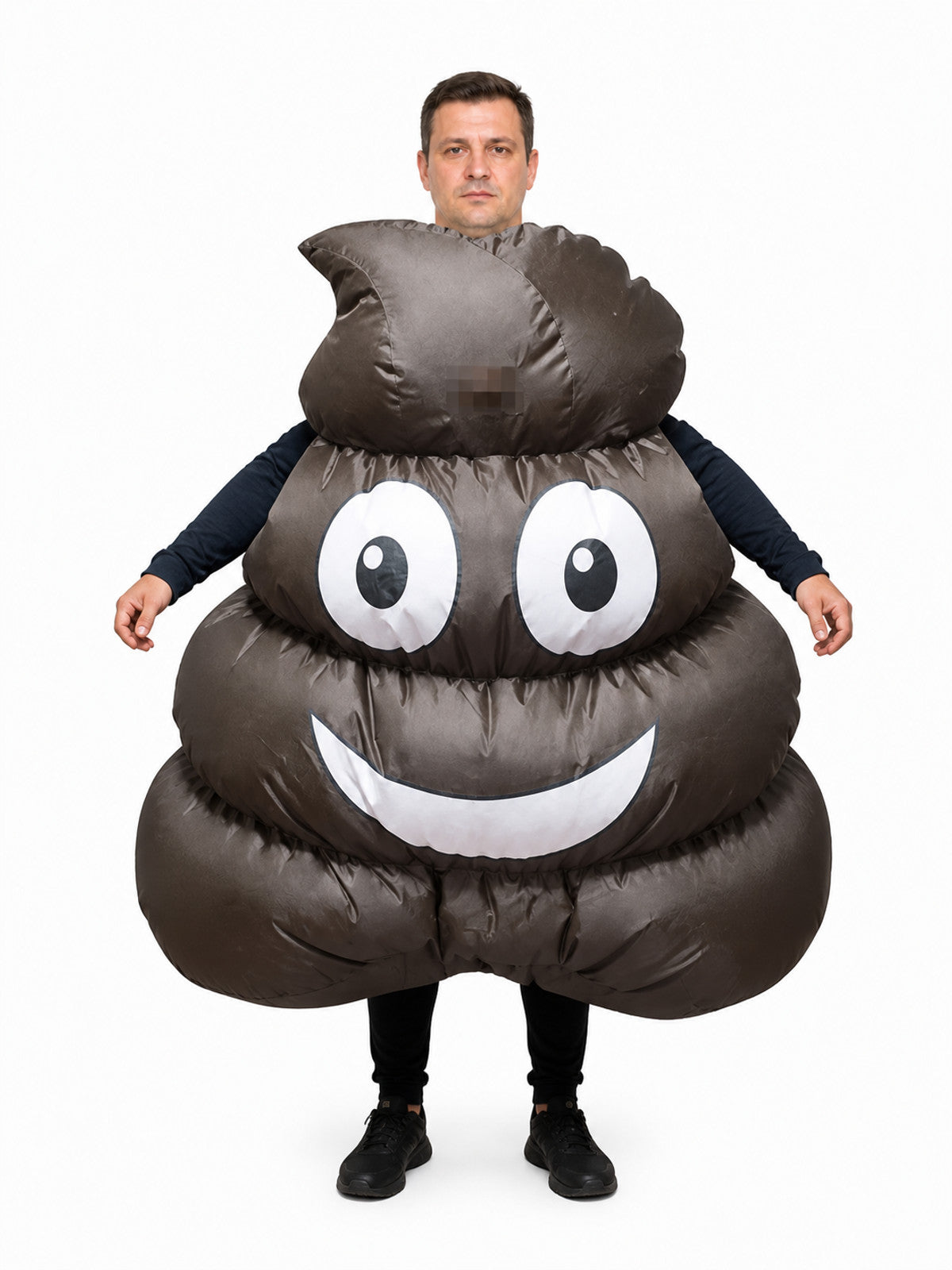 Inflatable Poop Emoji Costume for Parties