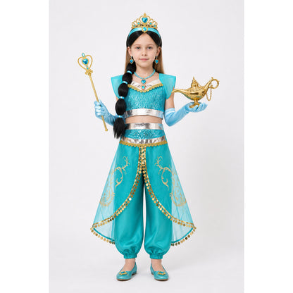 Children's Princess Jasmine Costume with Accessories main product view