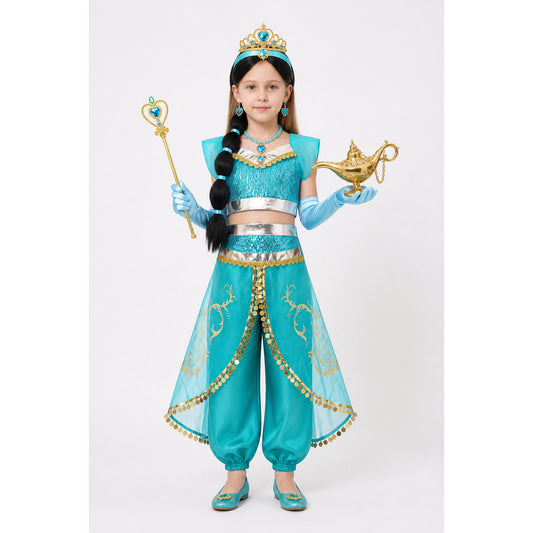 Children's Princess Jasmine Costume with Accessories main product view