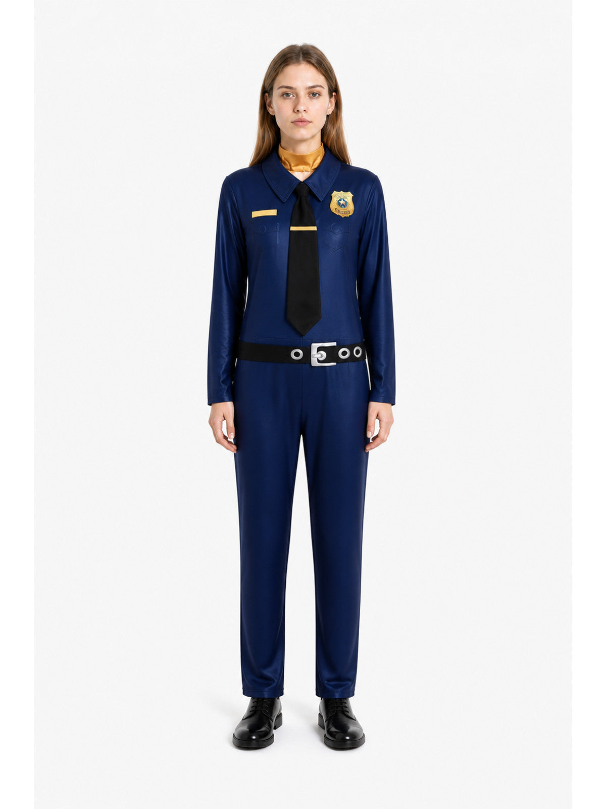 Leopard Police Officer Jumpsuit Costume for Cosplay main product view