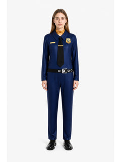 Leopard Police Officer Jumpsuit Costume for Cosplay