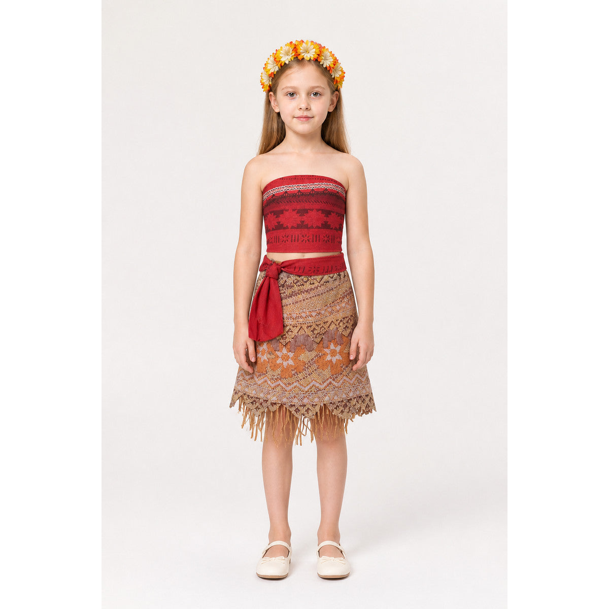 Moana Costume with Skirt and Top for Halloween main product view
