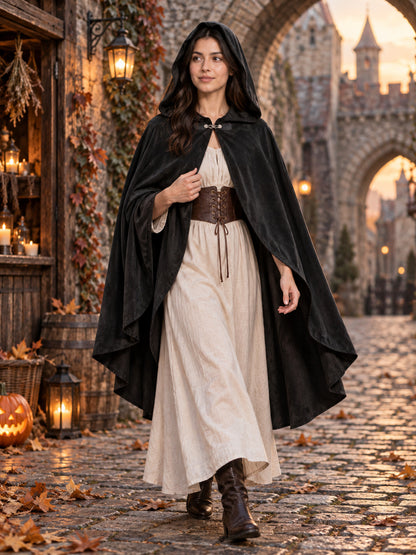 Basic-cut adult cover-up: rests loosely on the shoulders, covers the shoulders