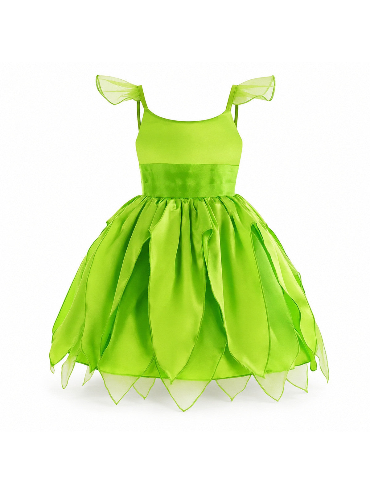 Disney Flower Fairy Dress Up Girls Cosplay Princess Dress Wings Halloween Elves