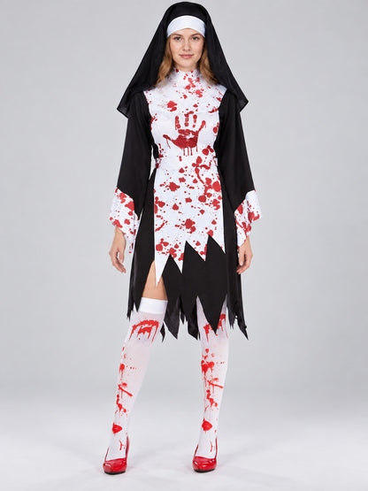 Halloween Carnival Costume with Dress and Headpiece