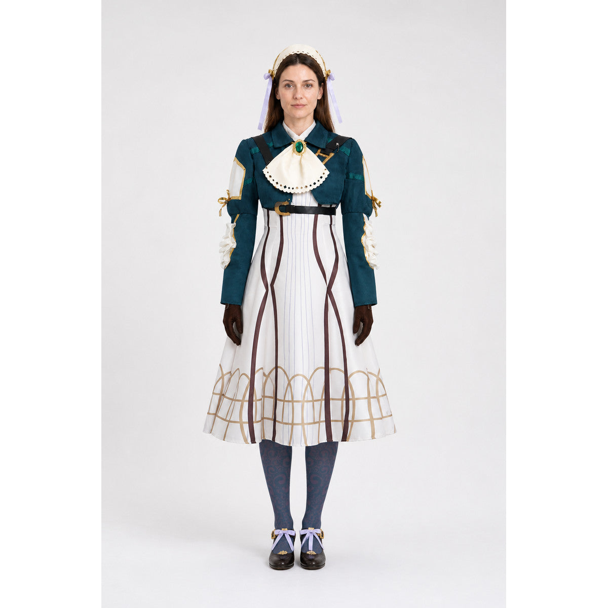 Violet Cosplay Costume Set with Skirt and Jacket main product view