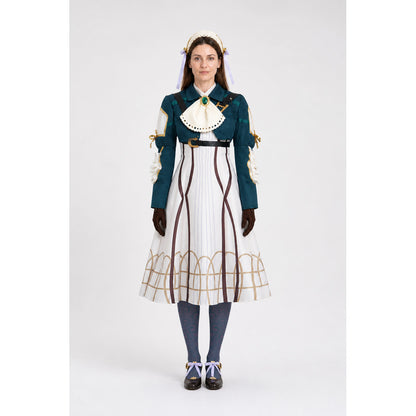 Violet Cosplay Costume Set with Skirt and Jacket main product view