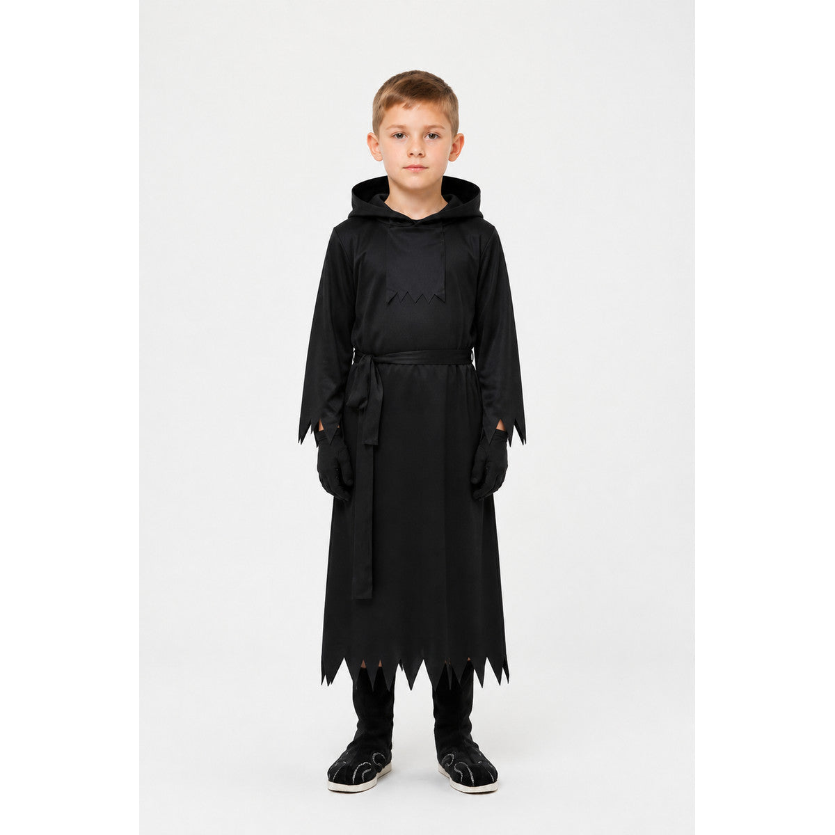 Hooded Cloak Costume with Glowing Eyes main product view