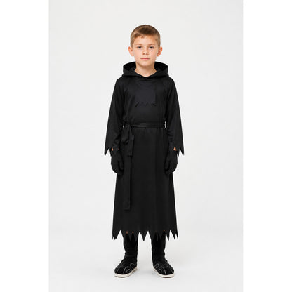 Hooded Cloak Costume with Glowing Eyes main product view