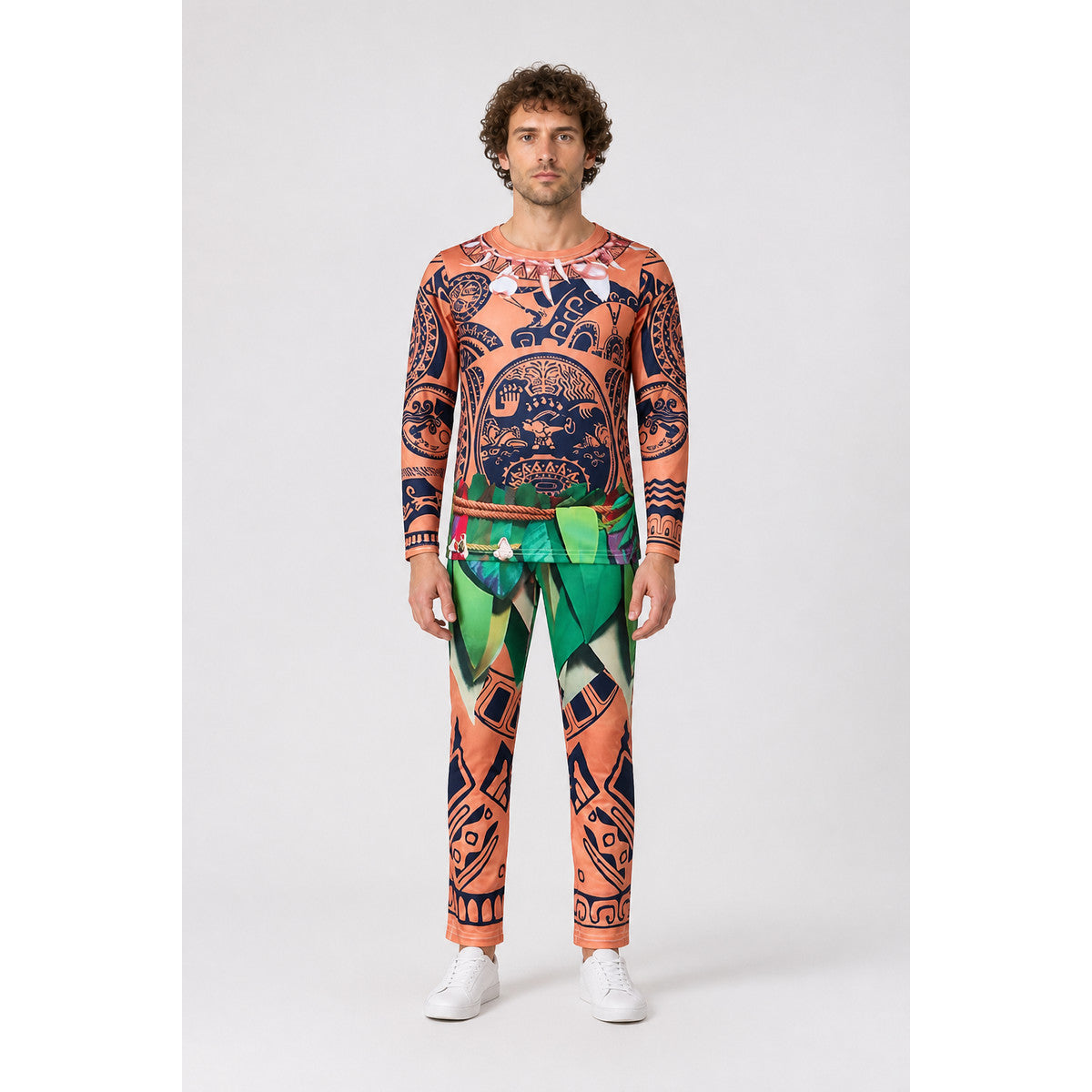 Maui Carnival Costume, Patterned Jumpsuit main product view