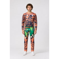 Maui Carnival Costume, Patterned Jumpsuit