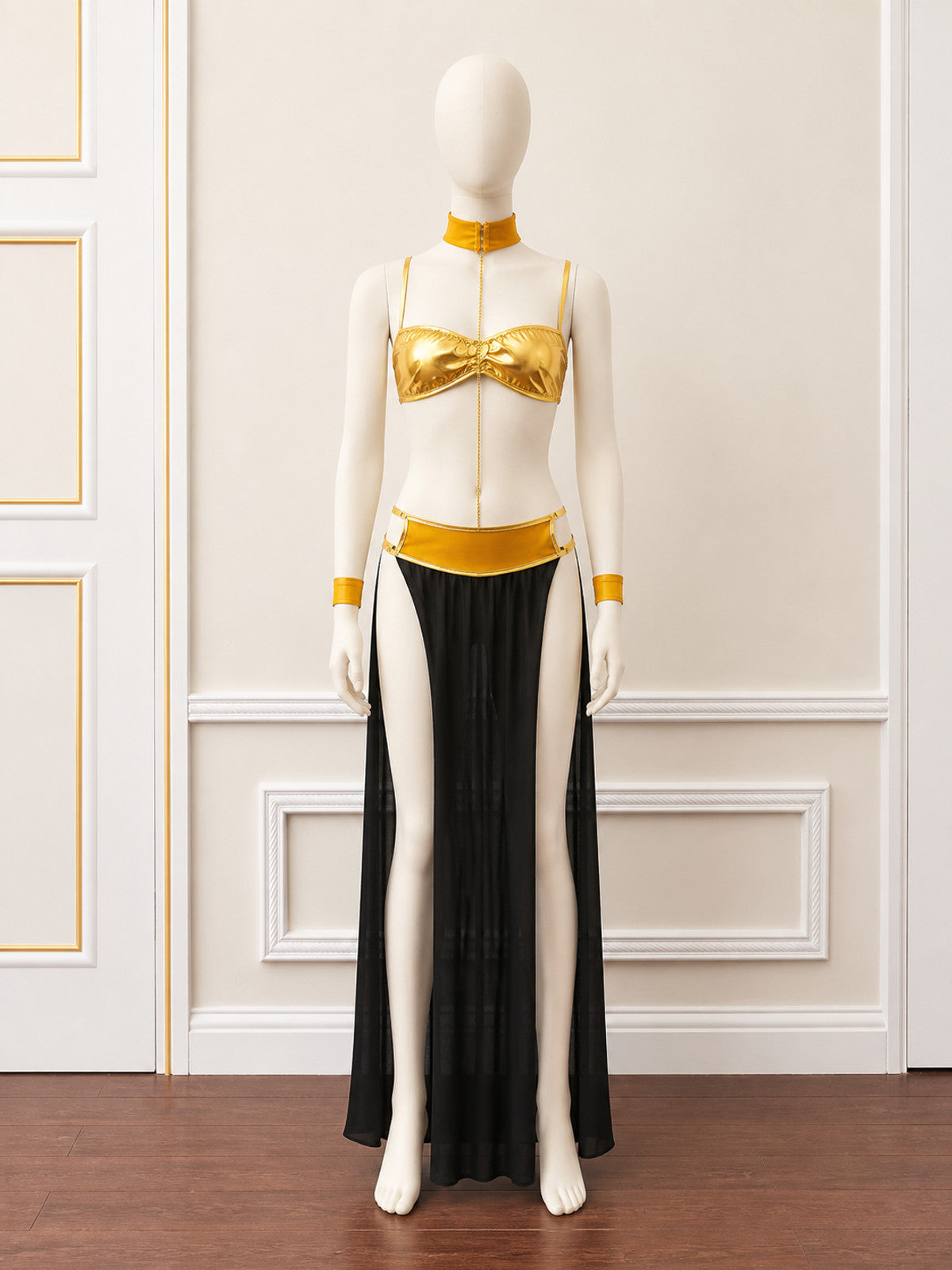 Egyptian-Style Costume: Top and Long Skirt main product view