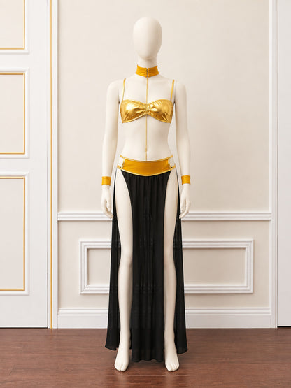 Egyptian-Style Costume: Top and Long Skirt main product view