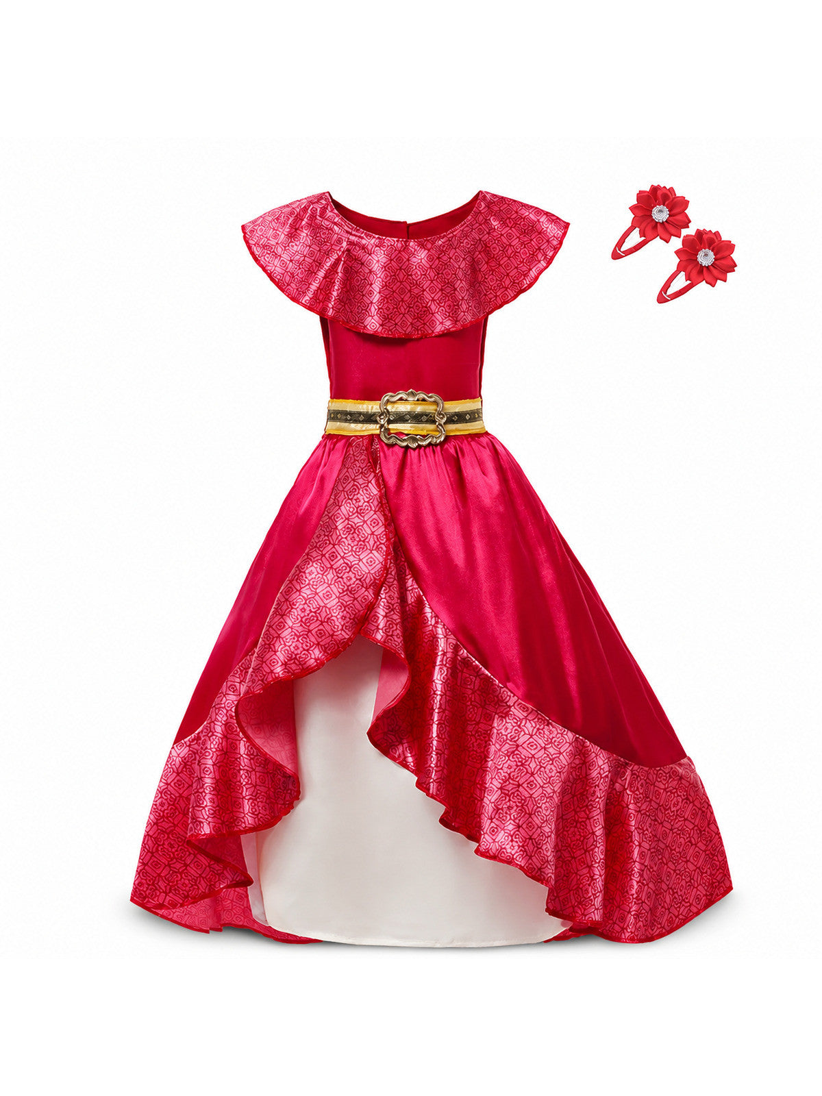 Kids Cosplay Clothing Girls Princess Elena Costume Halloween Carnival Role