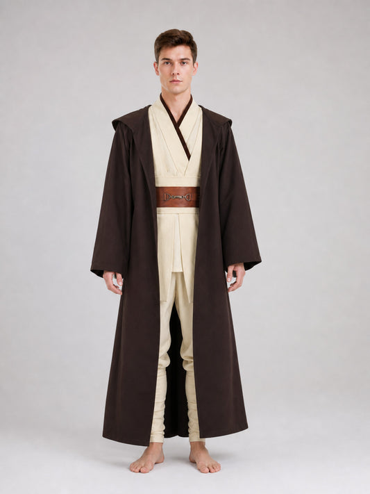 Star Wars Obi-Wan Kenobi Cosplay Costume on-model view