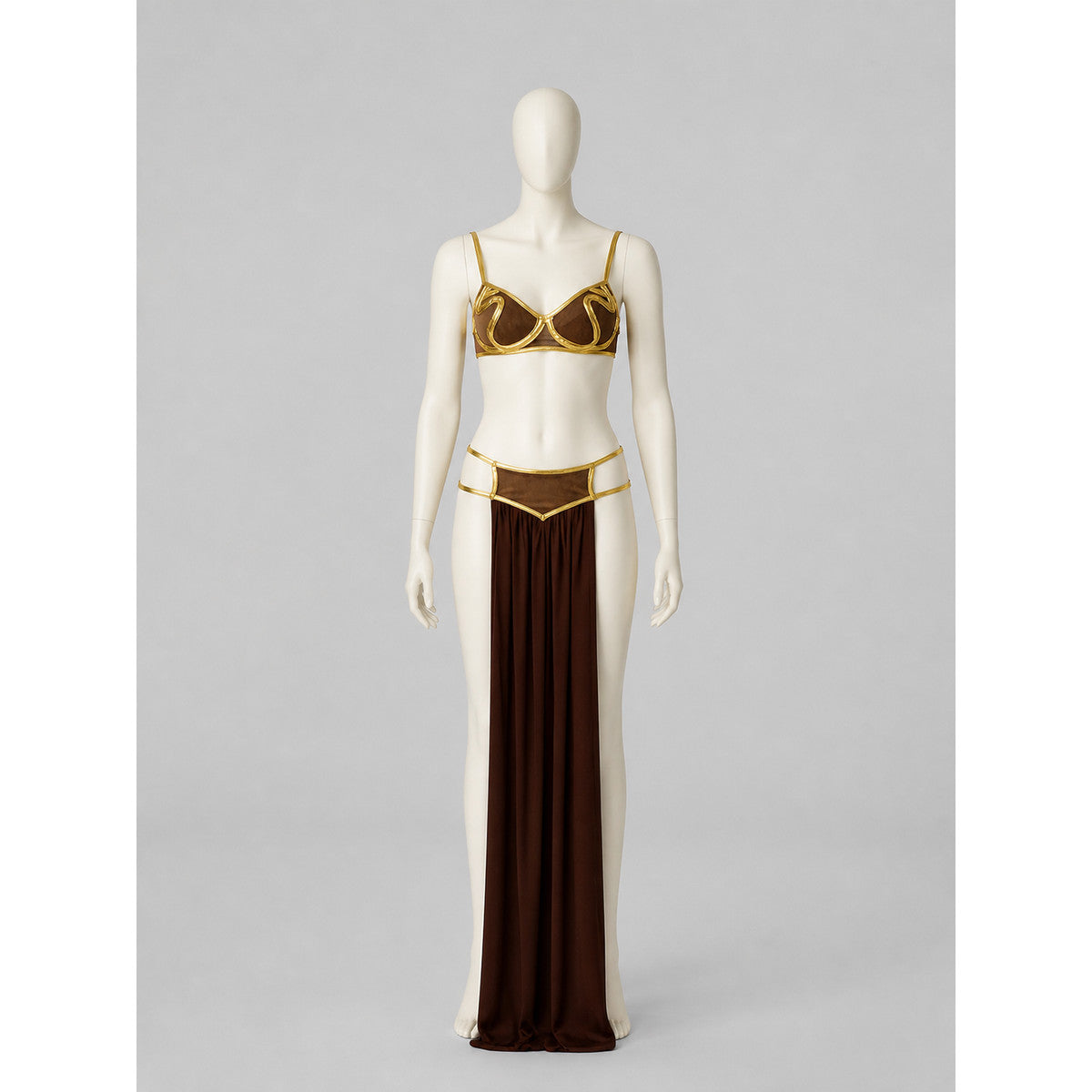 Cleopatra Costume, Gold Embellishments, Open Top, S-XXXL