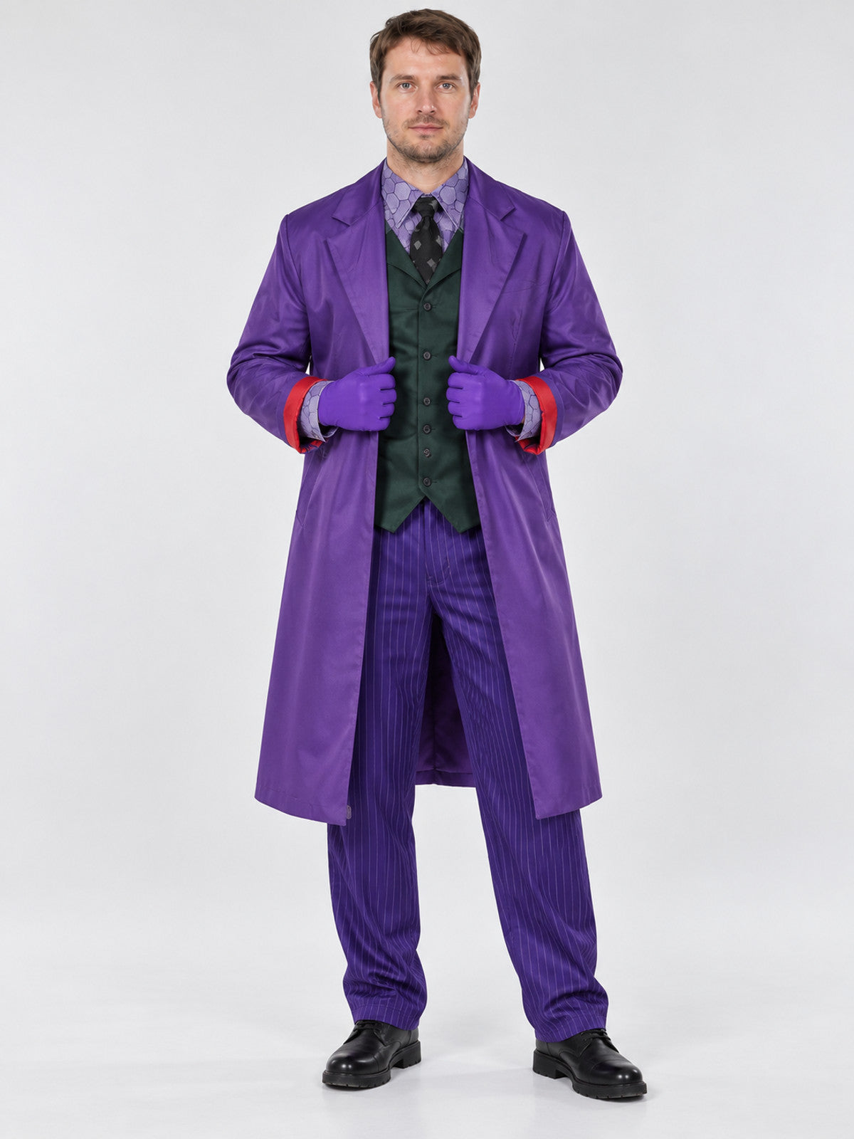 Joker cosplay costume purple with green vest