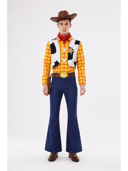 Western-Style Cosplay Costume: Vest and Hat main product view