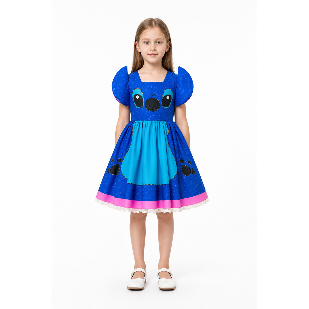 Stitch Costume with a Full Skirt and Puff Sleeves main product view