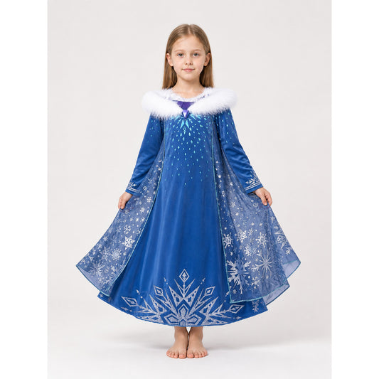 Snow Queen Carnival Dress Costume for Halloween main product view