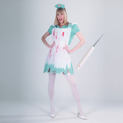 Medical Costume with Apron, Cap, and Syringe