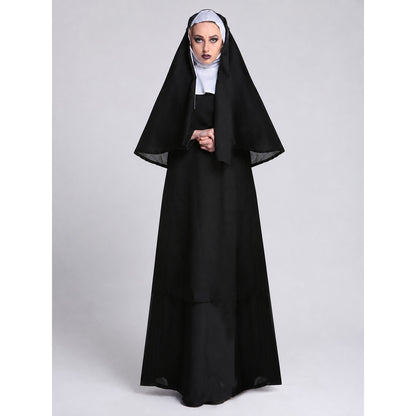 Halloween Costume with Black Veil