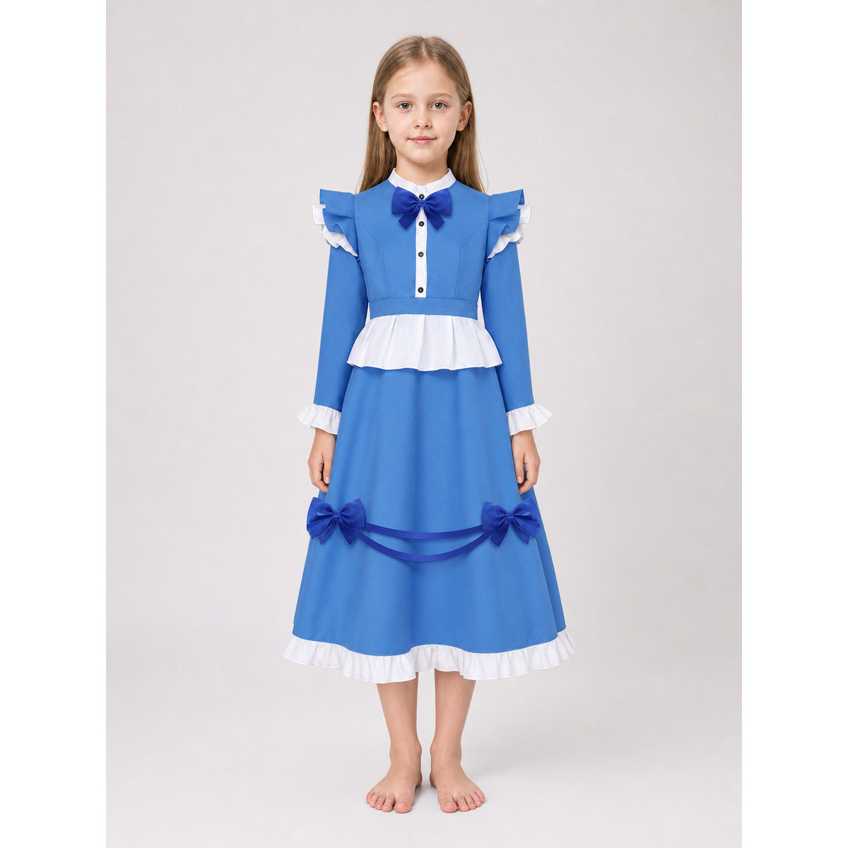 Poppy Cosplay Dress with Ruffles and Bows